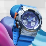 ساعت مردانه جی‌شاک آبی G-SHOCK CASIO GA-100EU-8A2DR