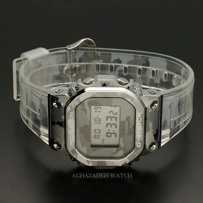 ساعت مردانه جی شاک ارتشی G-SHOCK CASIO GM-5600SCM-1DR