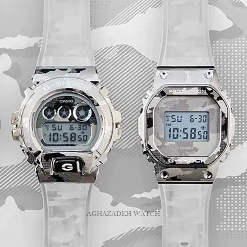 ساعت مردانه جی شاک ارتشی G-SHOCK CASIO GM-5600SCM-1DR