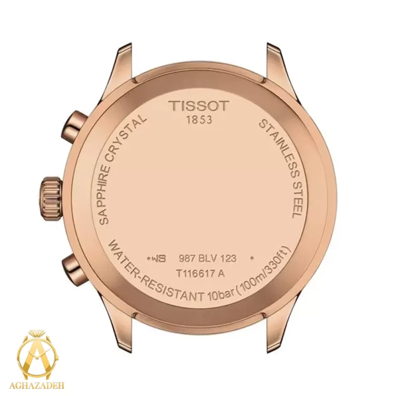 ساعت تیسوت سه موتوره بند چرم TISSOT T116.617.36.037.00