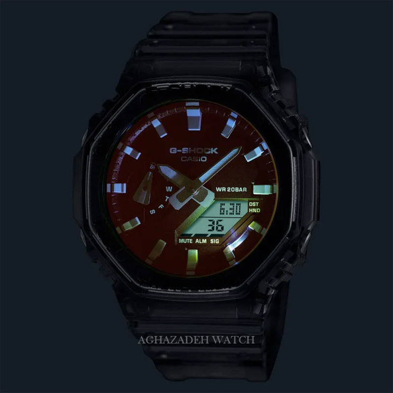 ساعت کاسیو جی‌شاک پروتکشن G-SHOCK CASIO GA-2100TLS-8ADR