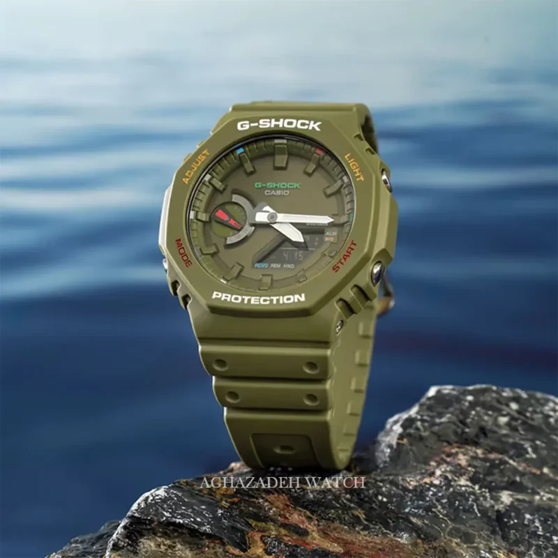 ساعت مردانه جی شاک پروتکشن G-SHOCK CASIO GA-B2100FC-3ADR