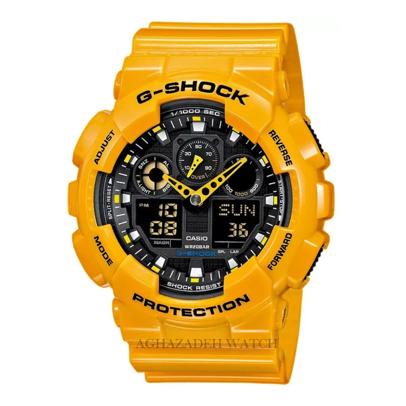 ساعت مردانه جی شاک اصل G-SHOCK CASIO GA-100A-9AER