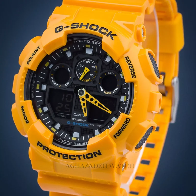 ساعت مردانه جی شاک اصل G-SHOCK CASIO GA-100A-9AER