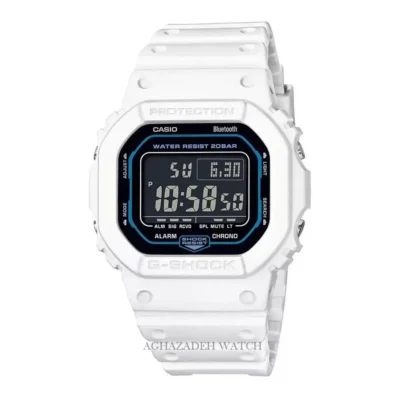 ساعت مردانه جیشاک کاسیو سفید G-SHOCK CASIO DW-B5600SF-7DR