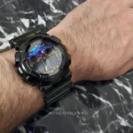 ساعت مردانه جیشاک بلک G-SHOCK CASIO GA-100RGB-1ADR