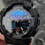 ساعت مردانه جیشاک بلک G-SHOCK CASIO GA-100RGB-1ADR