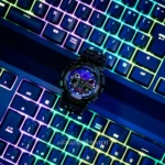 ساعت مردانه جیشاک بلک G-SHOCK CASIO GA-100RGB-1ADR