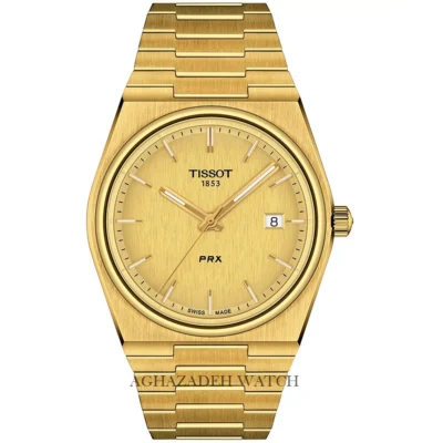 ساعت مردانه تیسوت پی ار ایکس طلایی TISSOT T137.410.33.020.00