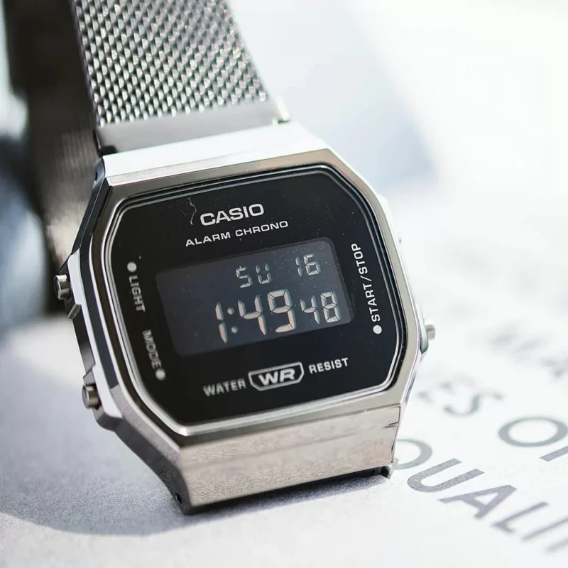 قیمت ساعت کاسیو مردانه CASIO A168WEMB-1BDR