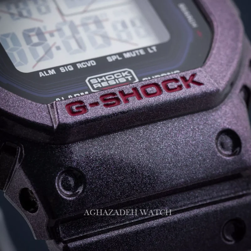 ساعت کاسیو مردانه جی شاک بنفش G-SHOCK CASIO DW-B5600AH-6DR