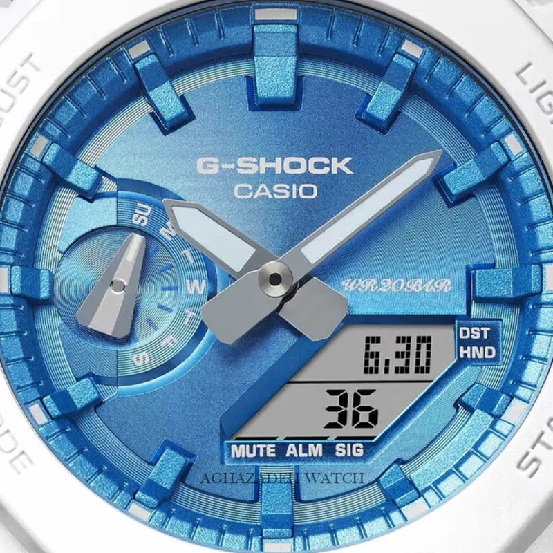 ساعت جی شاک سفید مردانه کاسیو G-SHOCK CASIO GA-2100WS-7ADR